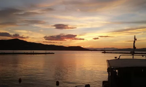 evia zalazak sunca