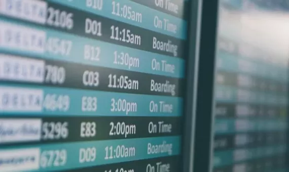 kontrolna tabla na aerodromu