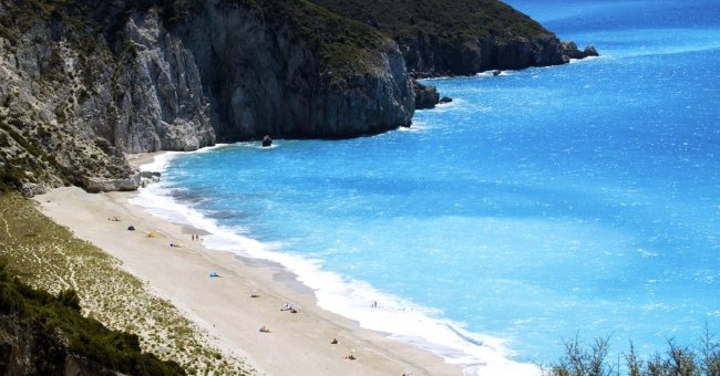 Milos plaža na Lefkadi romantika i pesak