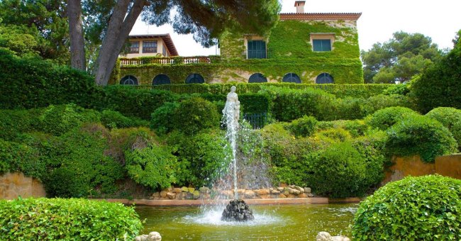 Santa Clotilde vrt i fontana u Ljoret de Maru