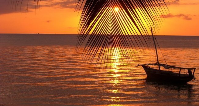 Zalazak sunca za Zanzibaru